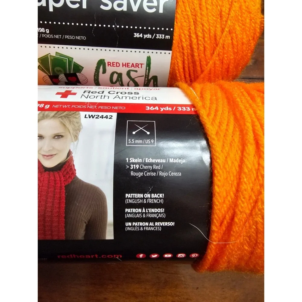 Red Heart three skeins